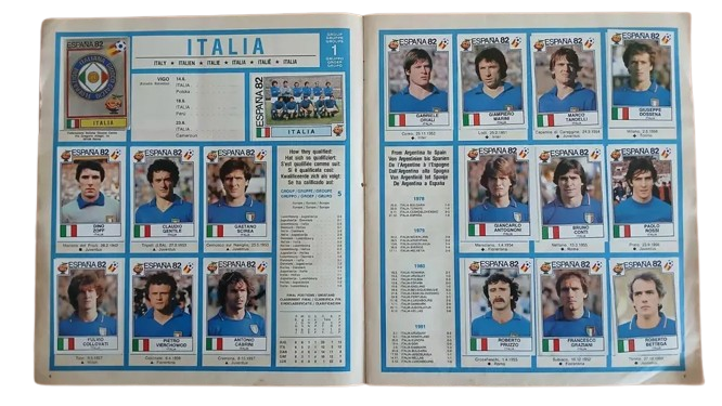 ALBUM CALCIATORI PANINI WORLD CUP ESPANA 82