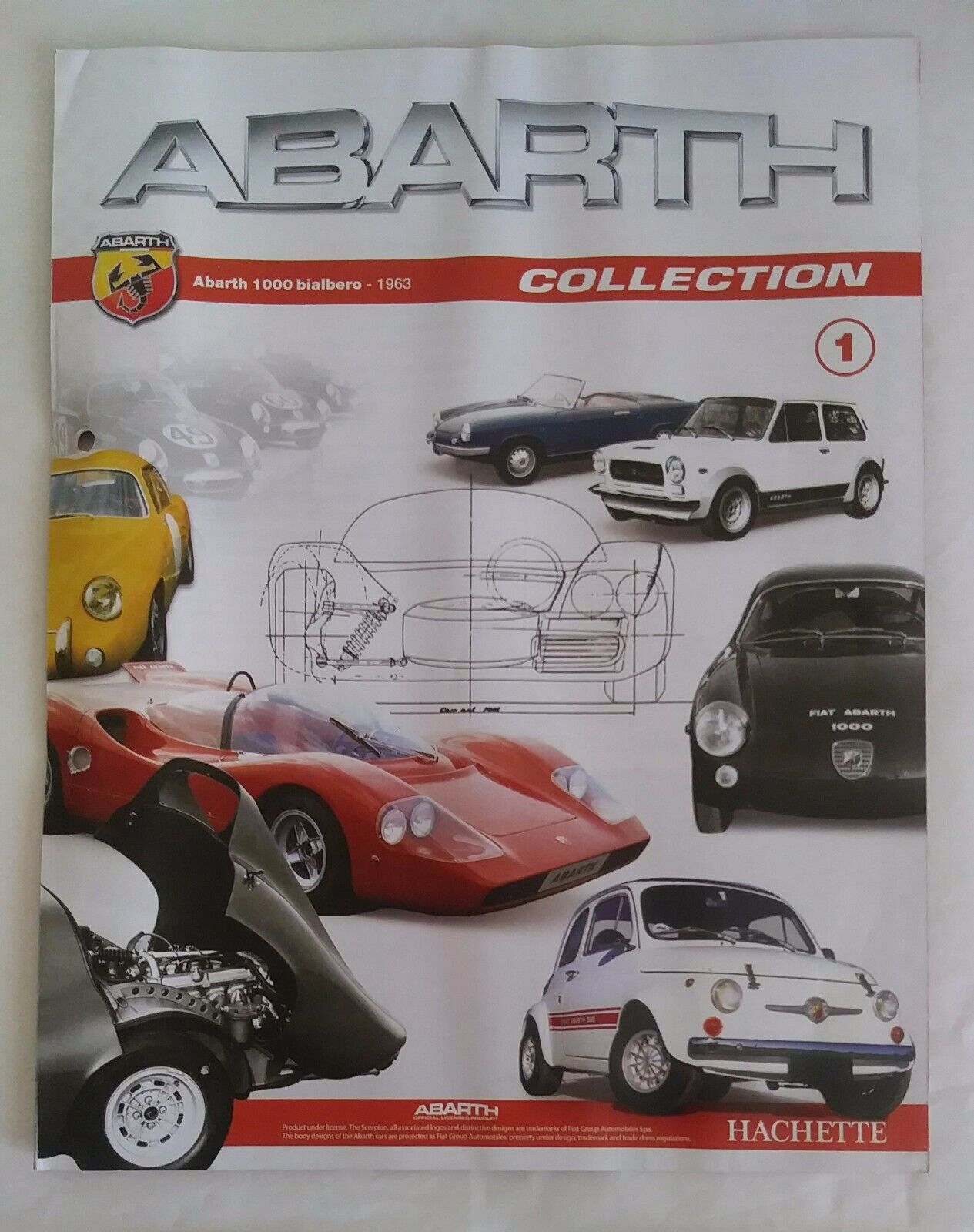 ABARTH COLLECTION FASCICOLI SCEGLI DAL MENU A TENDINA