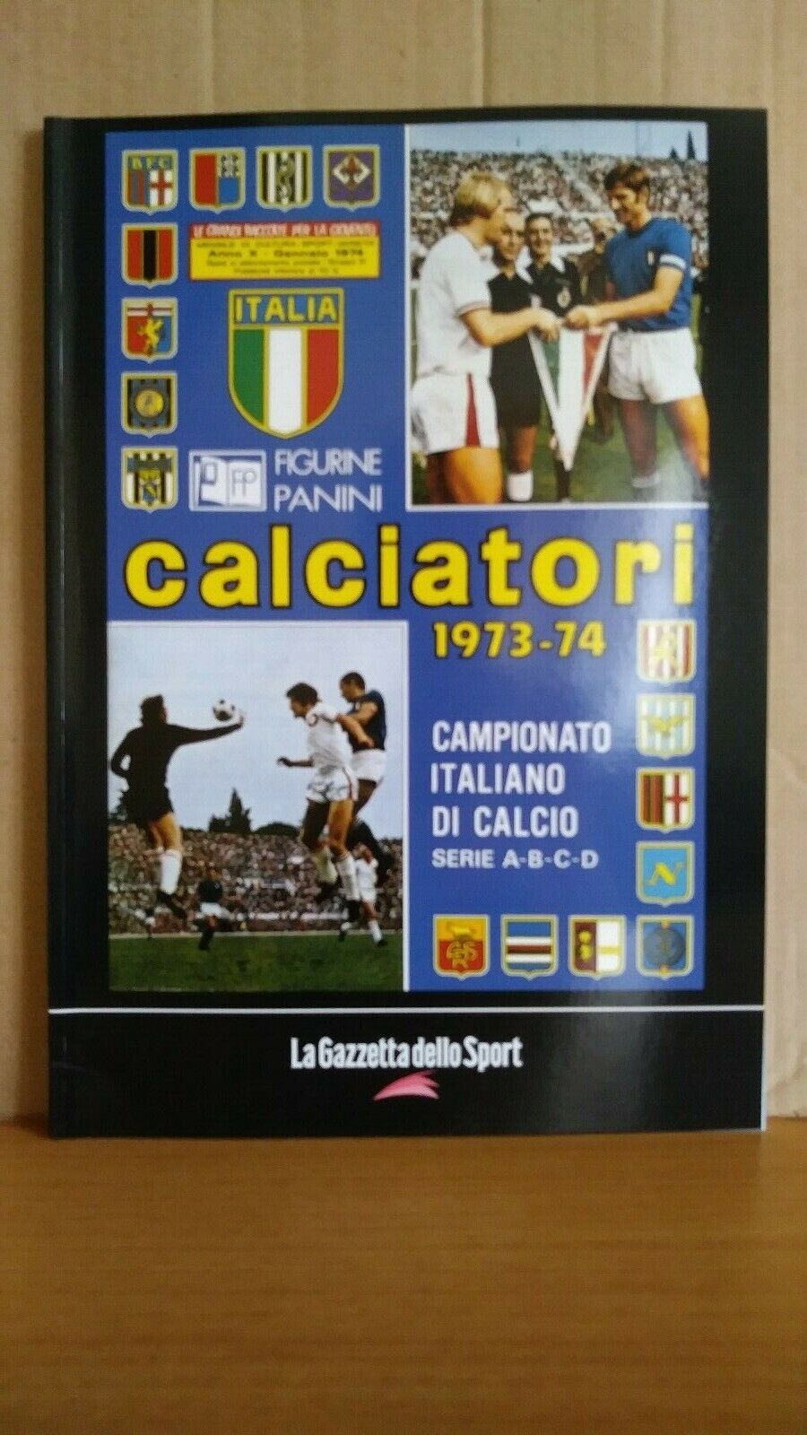 ALBUM CALCIATORI PANINI RISTAMPE LA GAZZETTA SCEGLI DAL MENU A TENDINA