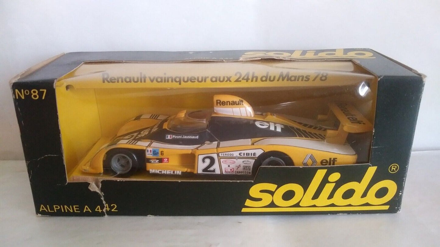 RENAULT ALPINE A 442 SOLIDO SCALA 1/43