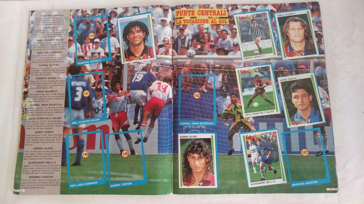 ALBUM SUPERCALCIO PANINI 1994-95