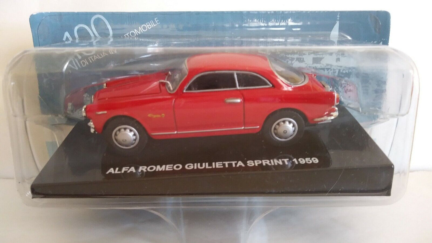 100 ANNI DI ITALIA IN AUTOMOBILE 1:43 SCEGLI DAL MENU A TENDINA