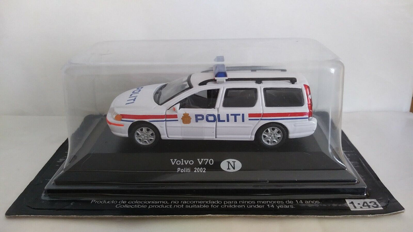 AUTO DELLA POLIZIA DA COLLEZIONE 1:43 SCEGLI DAL MENU A TENDINA