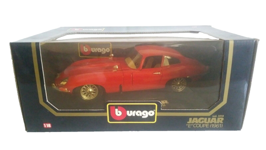 JAGUAR "E" COUPE' 1961 BURAGO SCALA 1/18