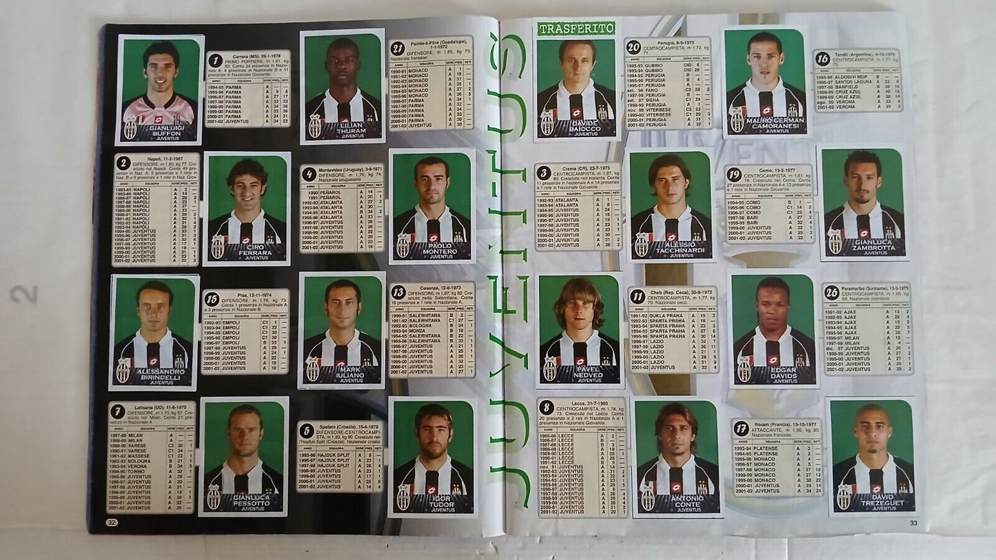 ALBUM CALCIATORI PANINI 2002-03