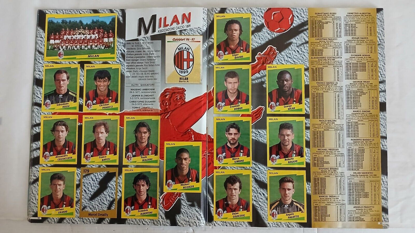 ALBUM CALCIATORI PANINI 1996-97