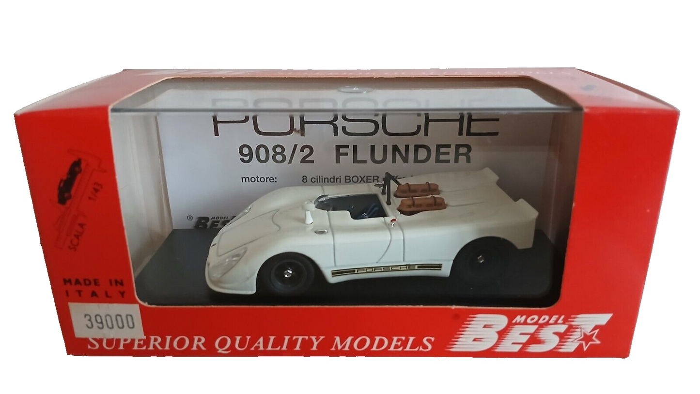 PORSCHE 908/2 FLUNDER PROVA/TRIAL 1970 BEST MODEL SCALA 1/43