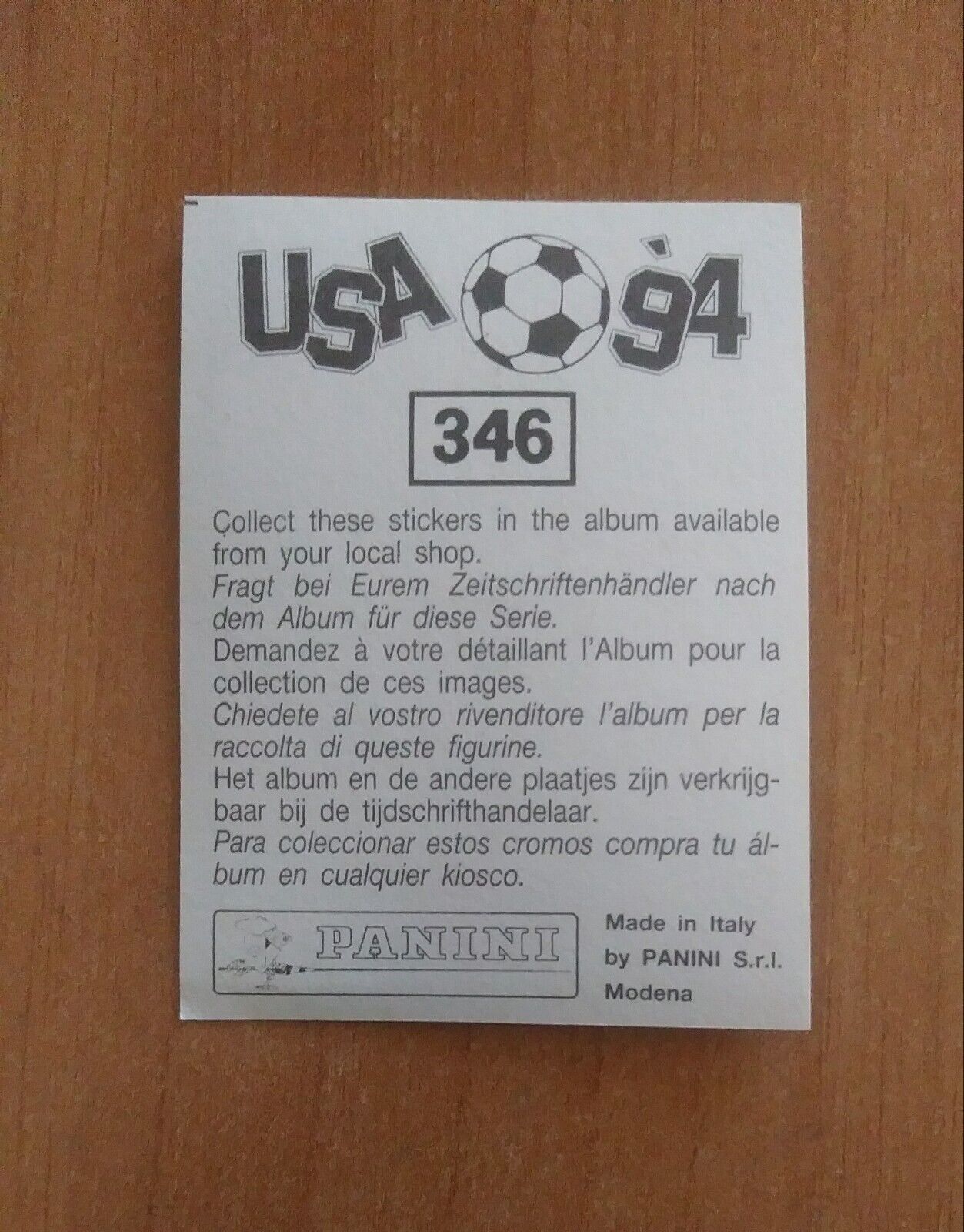 FIGURINE CALCIATORI PANINI USA 94 (N. 266-440) SCEGLI DAL MENU A TENDINA