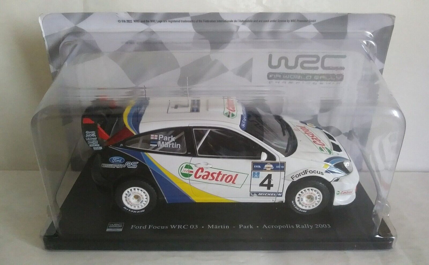 WRC FIA WORLD RALLY CHAMPIONSHIP 1:24 SCEGLI DAL MENU A TENDINA