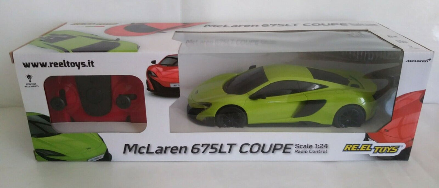 MC LAREN 675 LT COUPE' RADIO CONTROL REEL TOYS SCALA 1/24