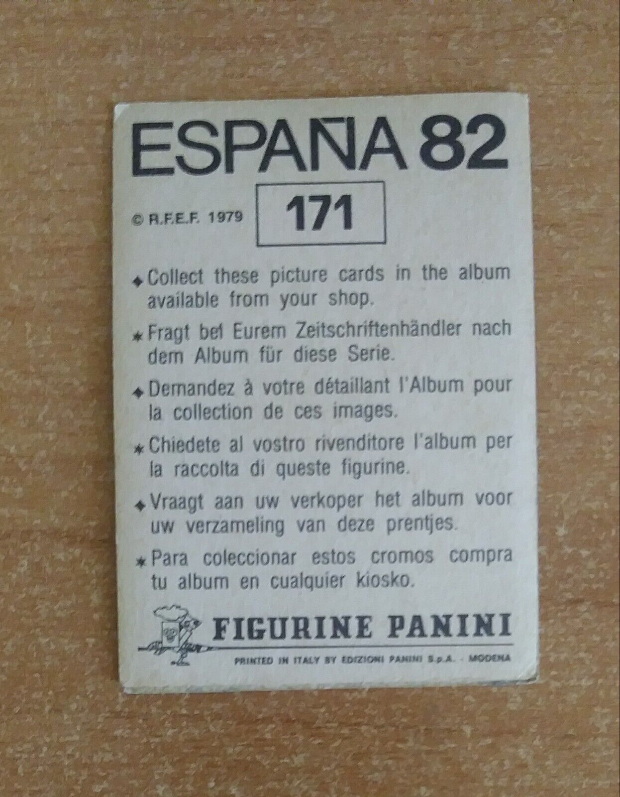 FIGURINE CALCIATORI PANINI ESPANA 82 SCEGLI DAL MENU A TENDINA