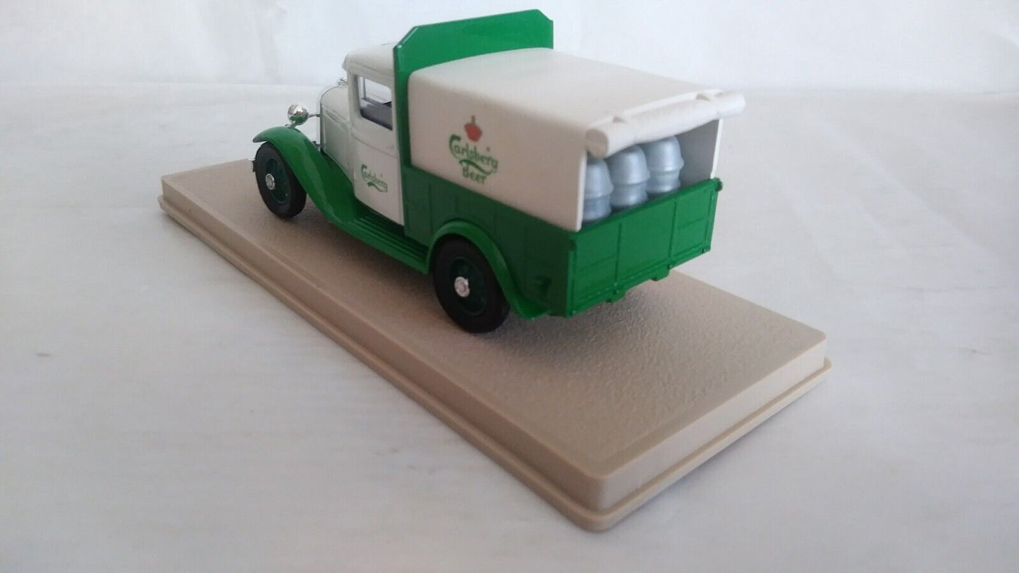 FORD V8 CAMIONNETTE "PLATEAU BACHE' CARLSBERG" 1934 ELIGOR SCALA 1/43