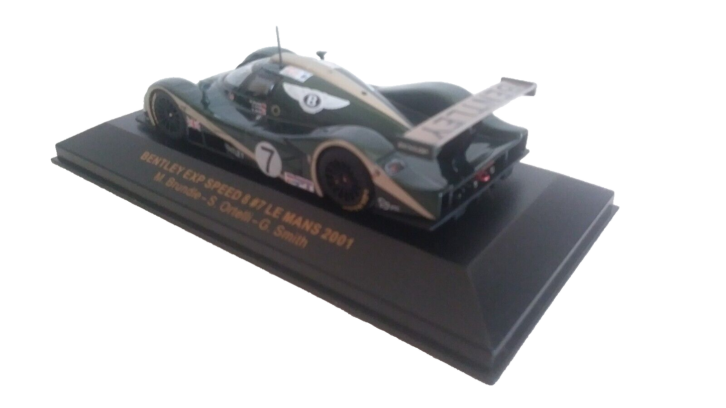 BENTLEY EXP SPEED 8 24H DU MANS 2001 IXO SCALA 1/43