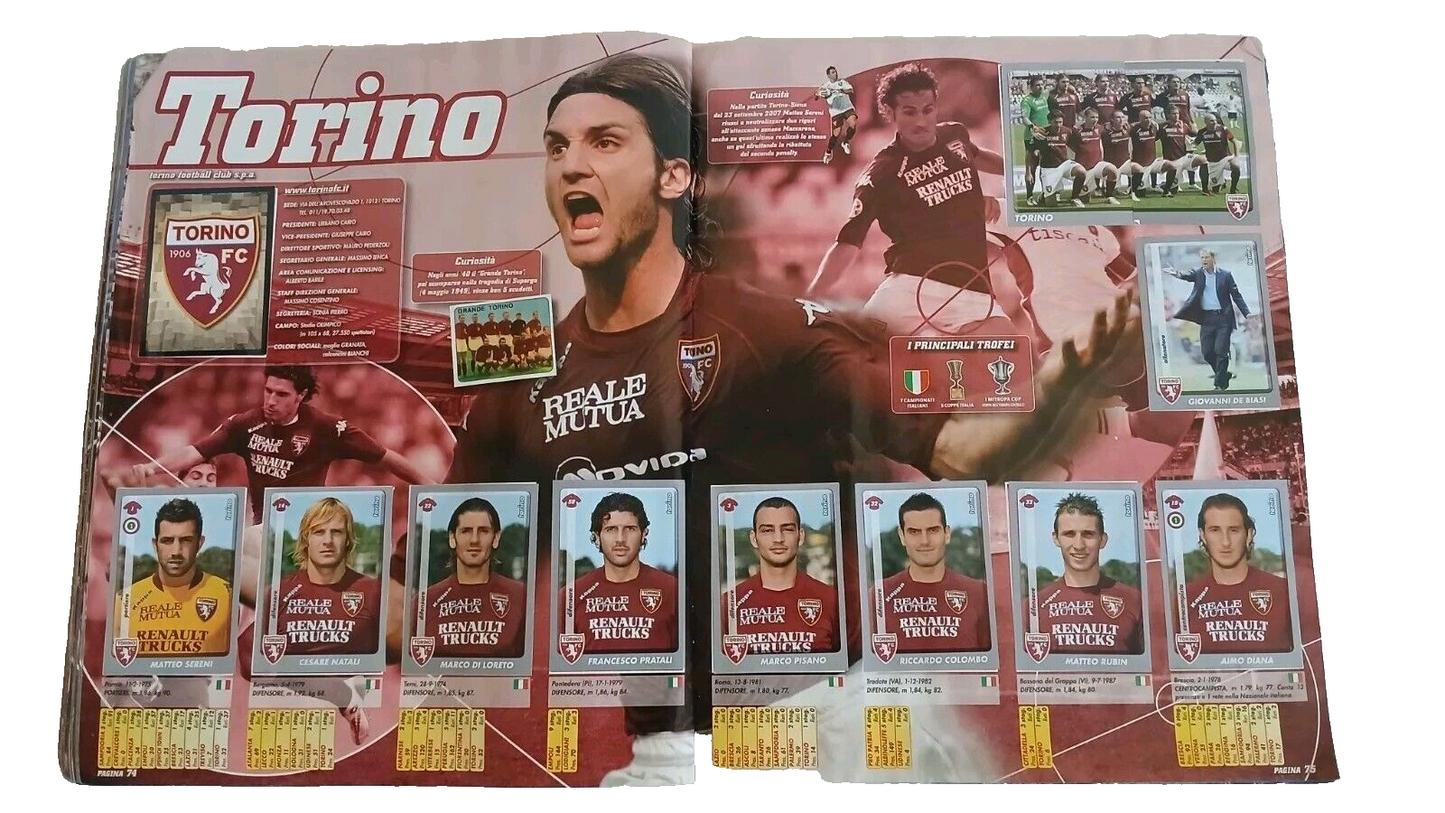 ALBUM CALCIATORI PANINI 2008-09