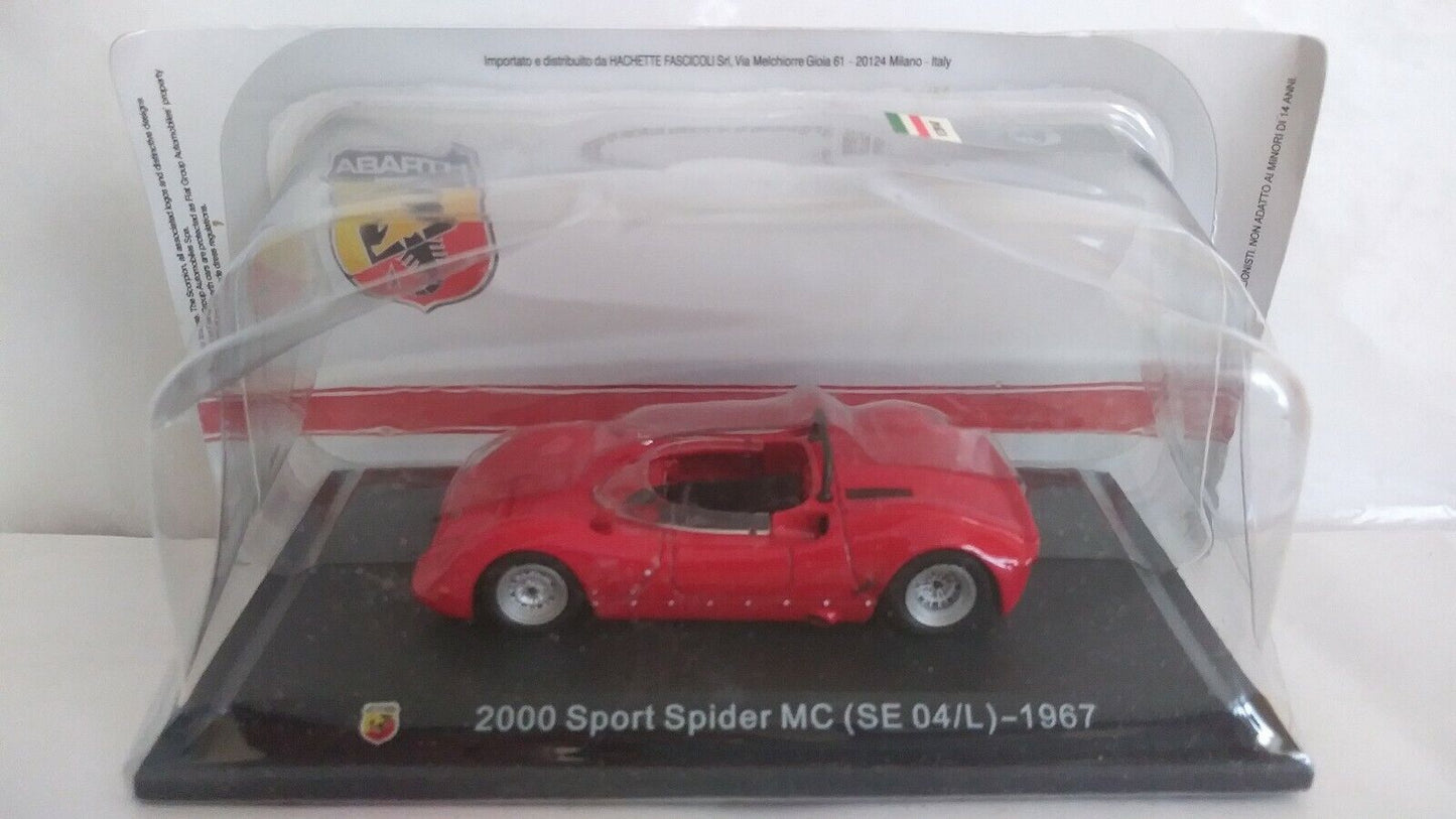 ABARTH COLLECTION 1:43 SCEGLI DAL MENU A TENDINA