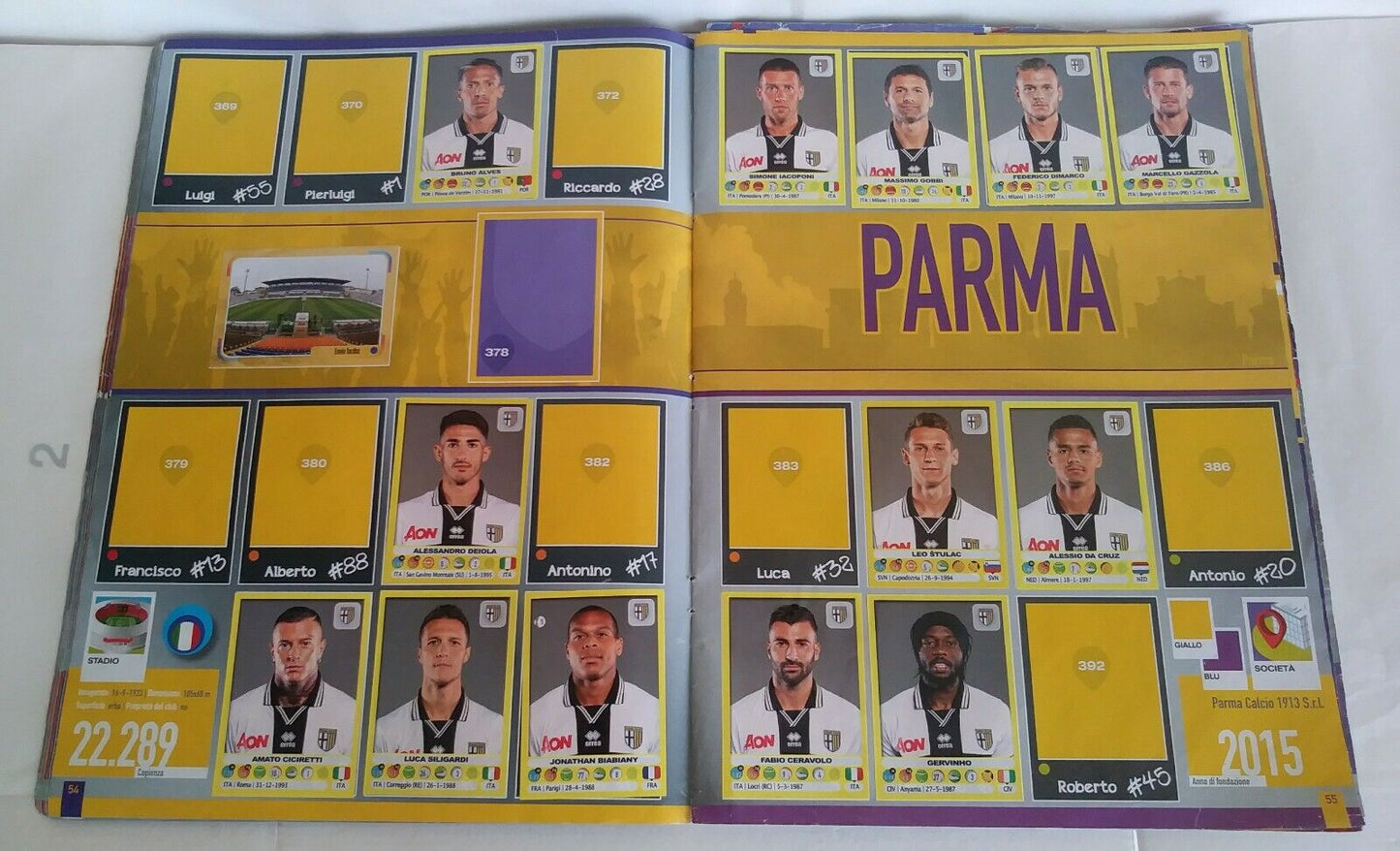 ALBUM CALCIATORI PANINI 2018-19 DA RECUPERO