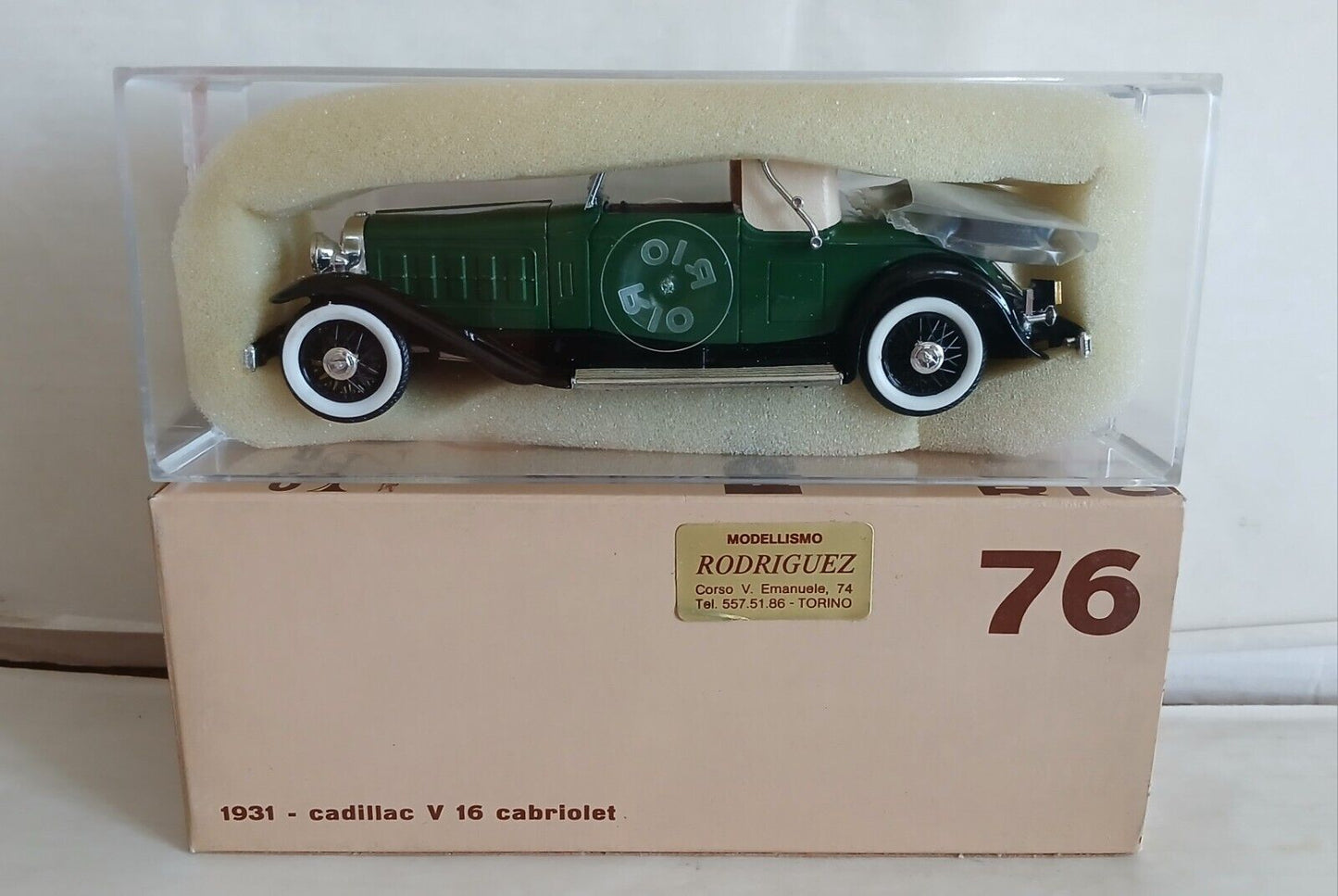 CADILLAC V16 CABRIOLET 1931 RIO SCALA 1/43