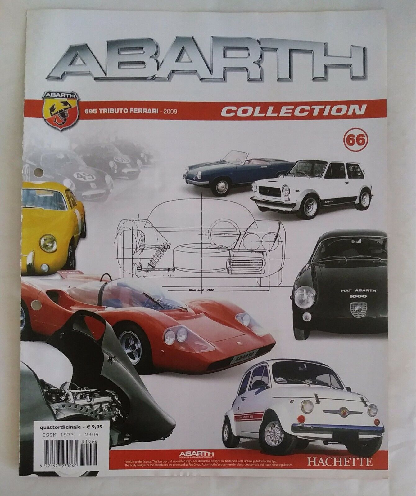 ABARTH COLLECTION FASCICOLI SCEGLI DAL MENU A TENDINA