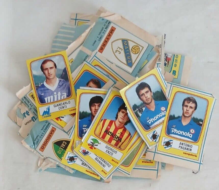 LOTTO 126 FIGURINE CALCIATORI PANINI DA RECUPERE