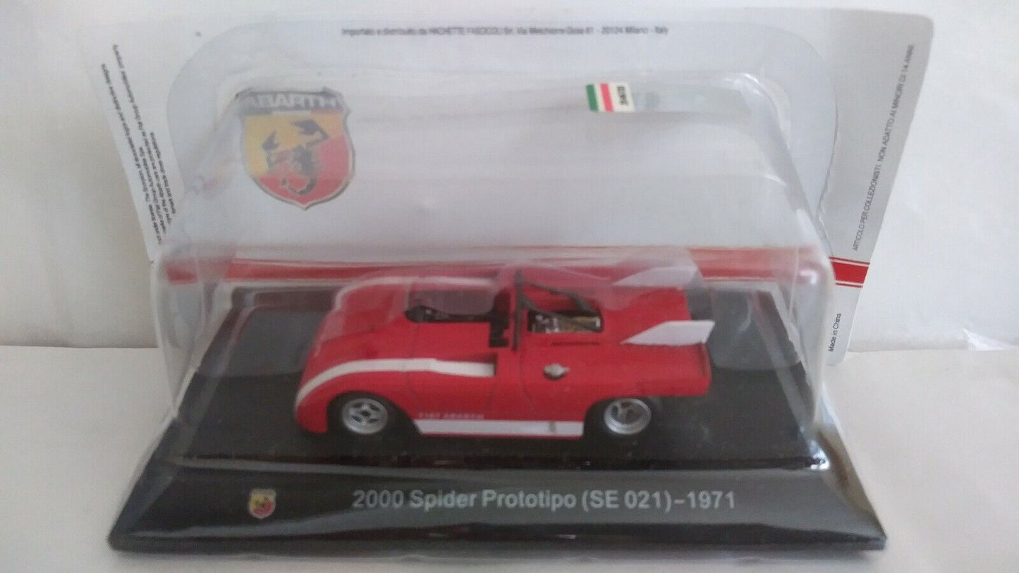 ABARTH COLLECTION 1:43 SCEGLI DAL MENU A TENDINA