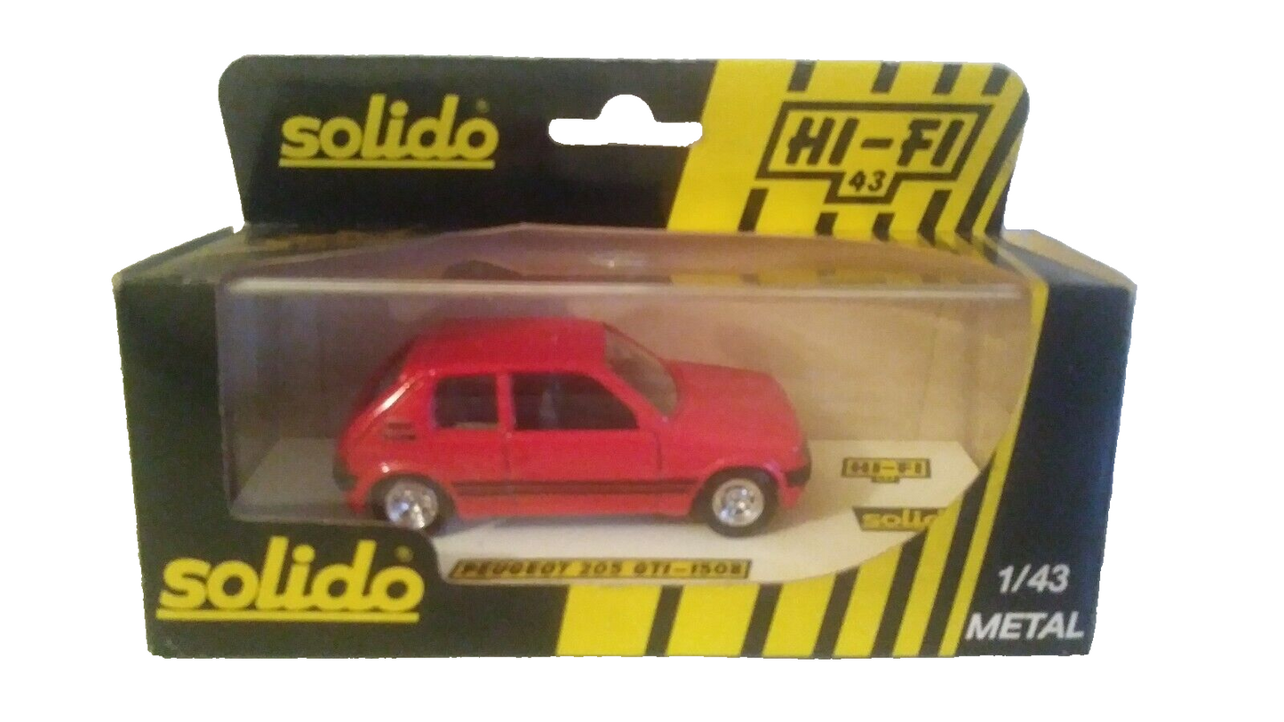 PEUGEOT 205 GTI SOLIDO 1/43