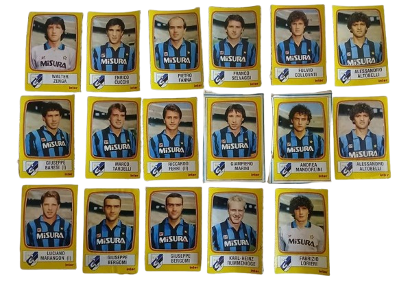 LOTTO 606 FIGURINE CALCIATORI PANINI 1985-86 DA RECUPERO