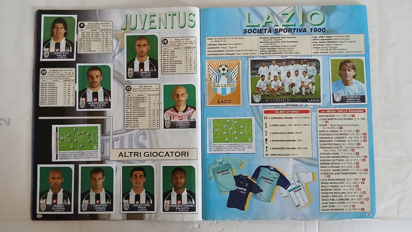 ALBUM CALCIATORI PANINI 2002-03