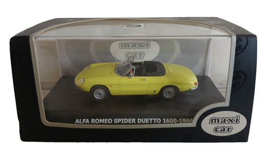 ALFA ROMEO SPIDER DUETTO 1600 - 1966 MAX MODELS 1/43