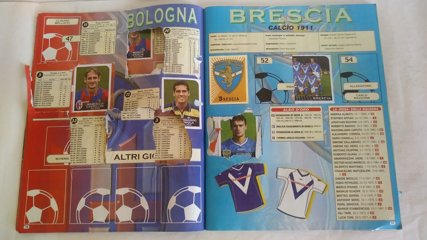 ALBUM CALCIATORI PANINI 2002-03 DA RECUPERO