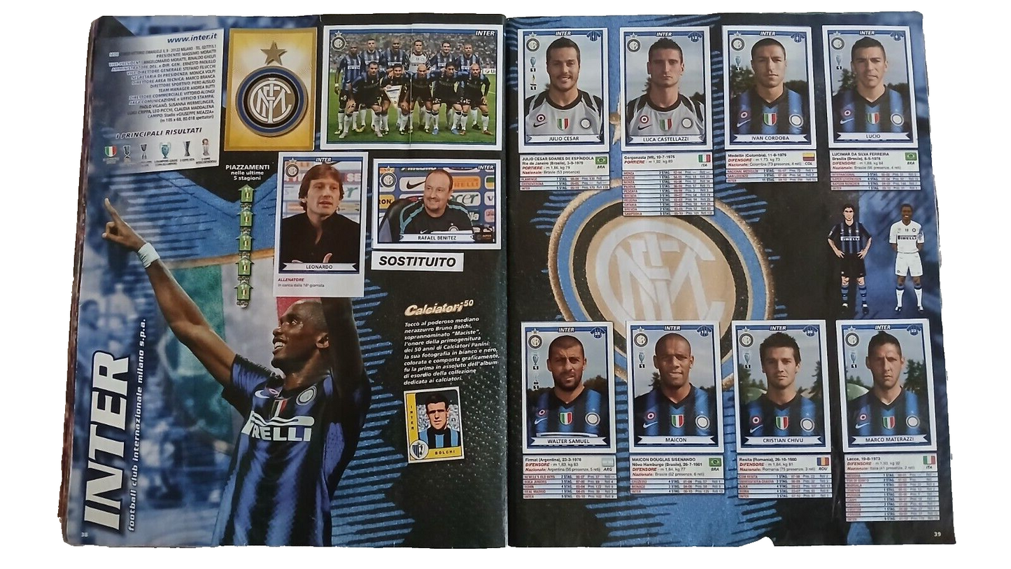 ALBUM CALCIATORI PANINI 2010-2011 COMPLETO/FULL