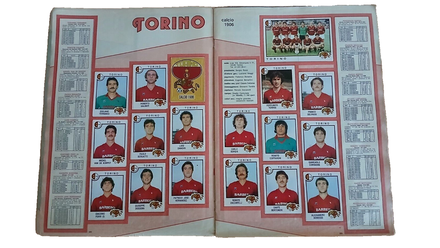 ALBUM CALCIATORI PANINI 1982-83 COMPLETO/FULL