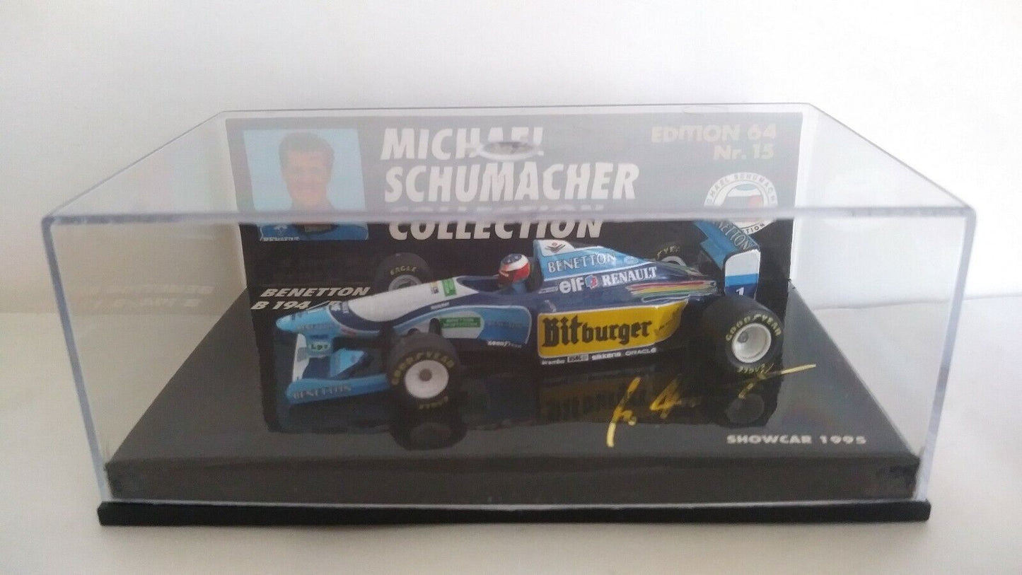 MICHAEL SCHUMACHER COLLECTION MINICHAMPS 1:64 SCEGLI DAL MENU A TENDINA