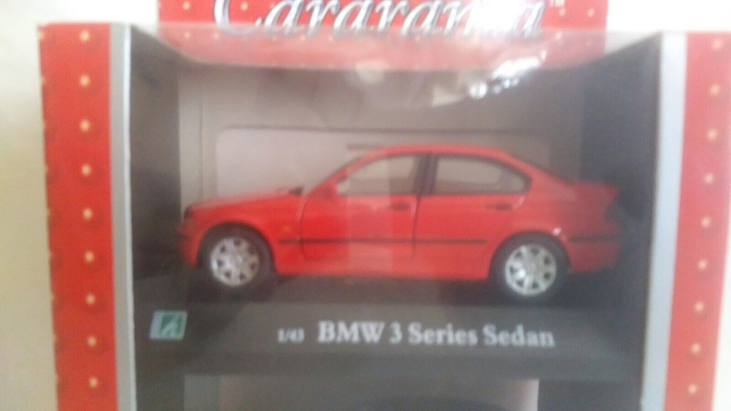 BMW 3 SERIES SEDAN + MERCEDES-BENZ CLK320 SOFT TOP CARARAMA SCALA 1/43