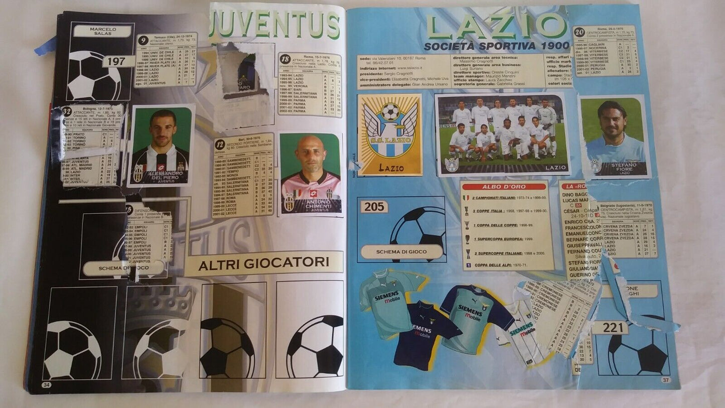 ALBUM CALCIATORI PANINI 2002-03 DA RECUPERO