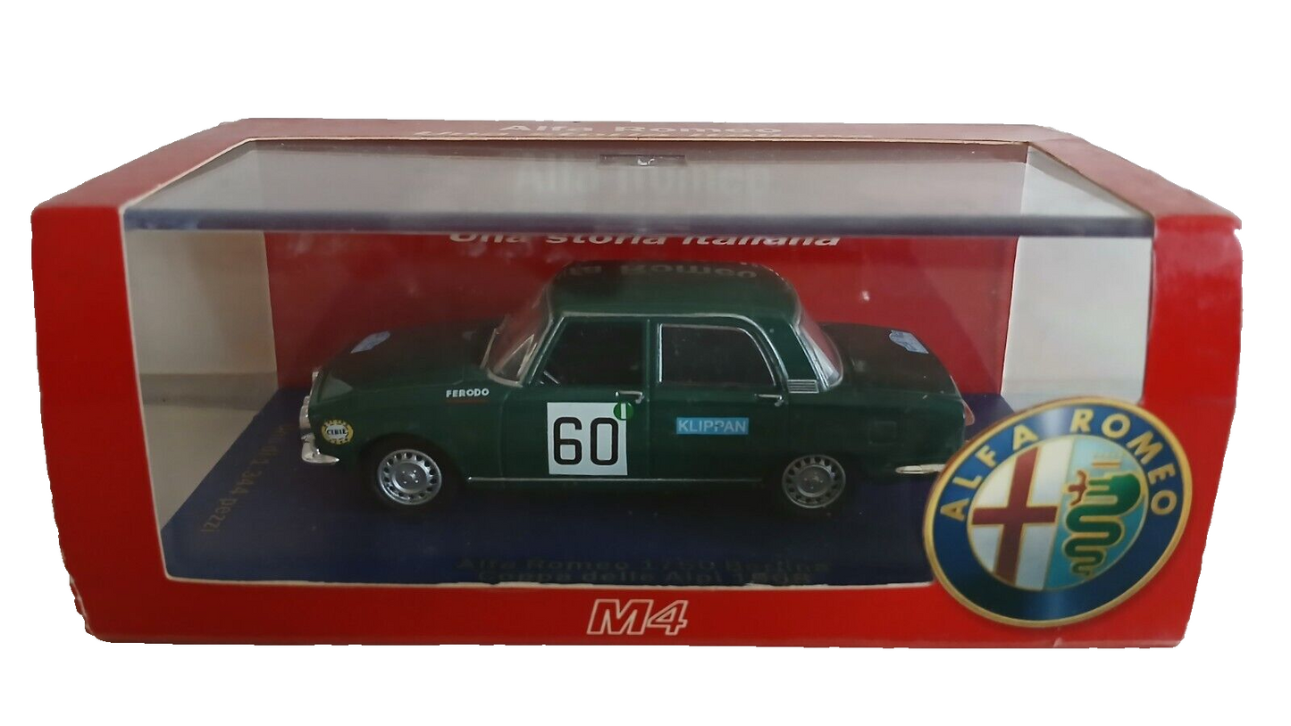 ALFA ROMEO 1750 BERLINA COPPA DELLE ALPI 1968 M4 1/43