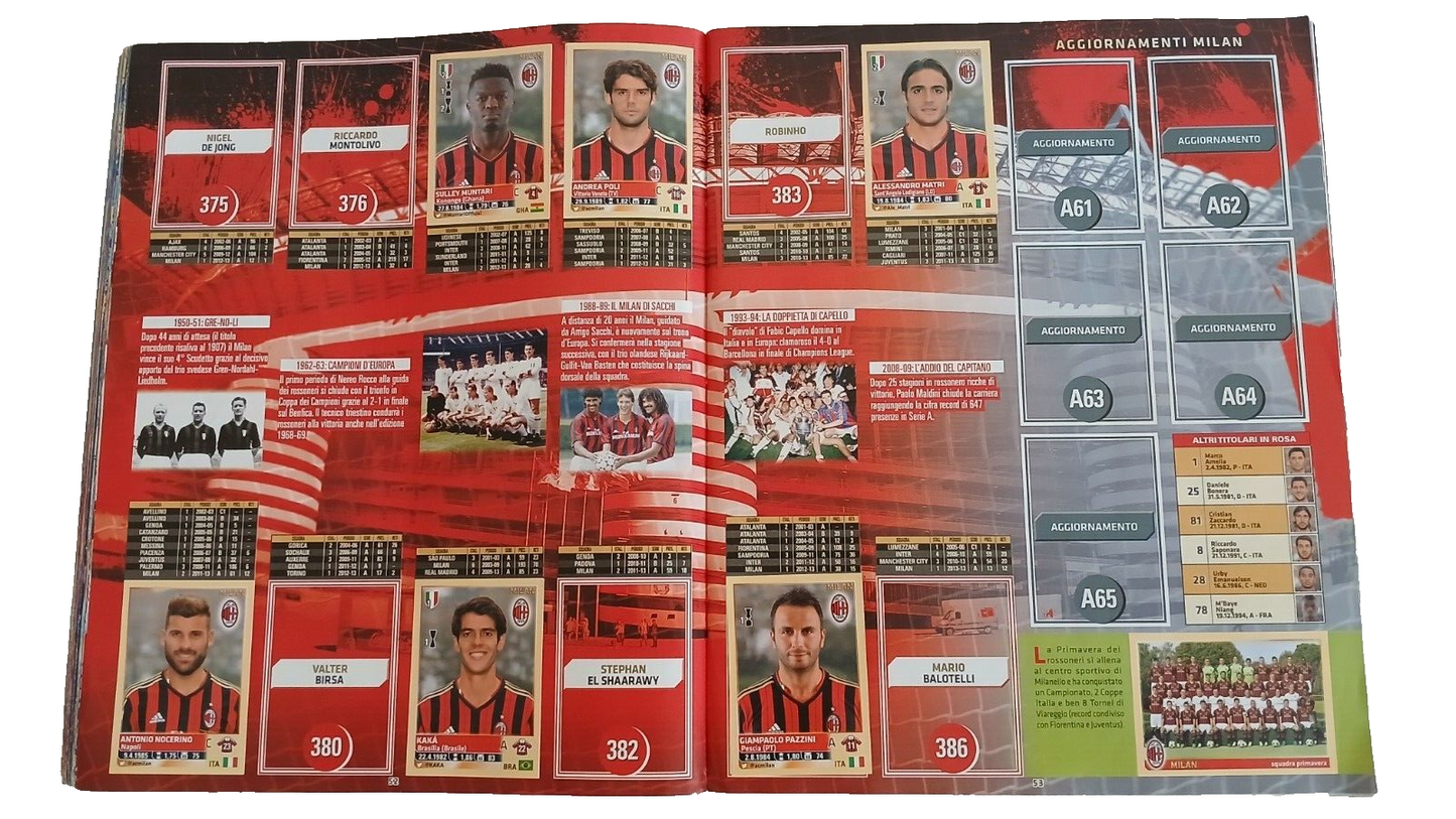 ALBUM CALCIATORI PANINI 2013-14