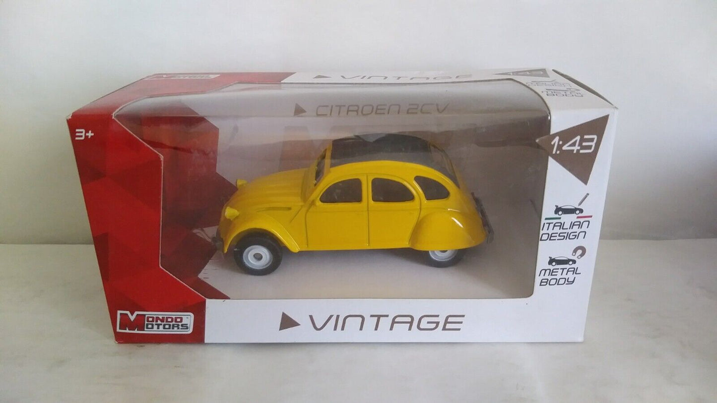 CITROEN 2CV MONDO MOTORS SCALA 1/43