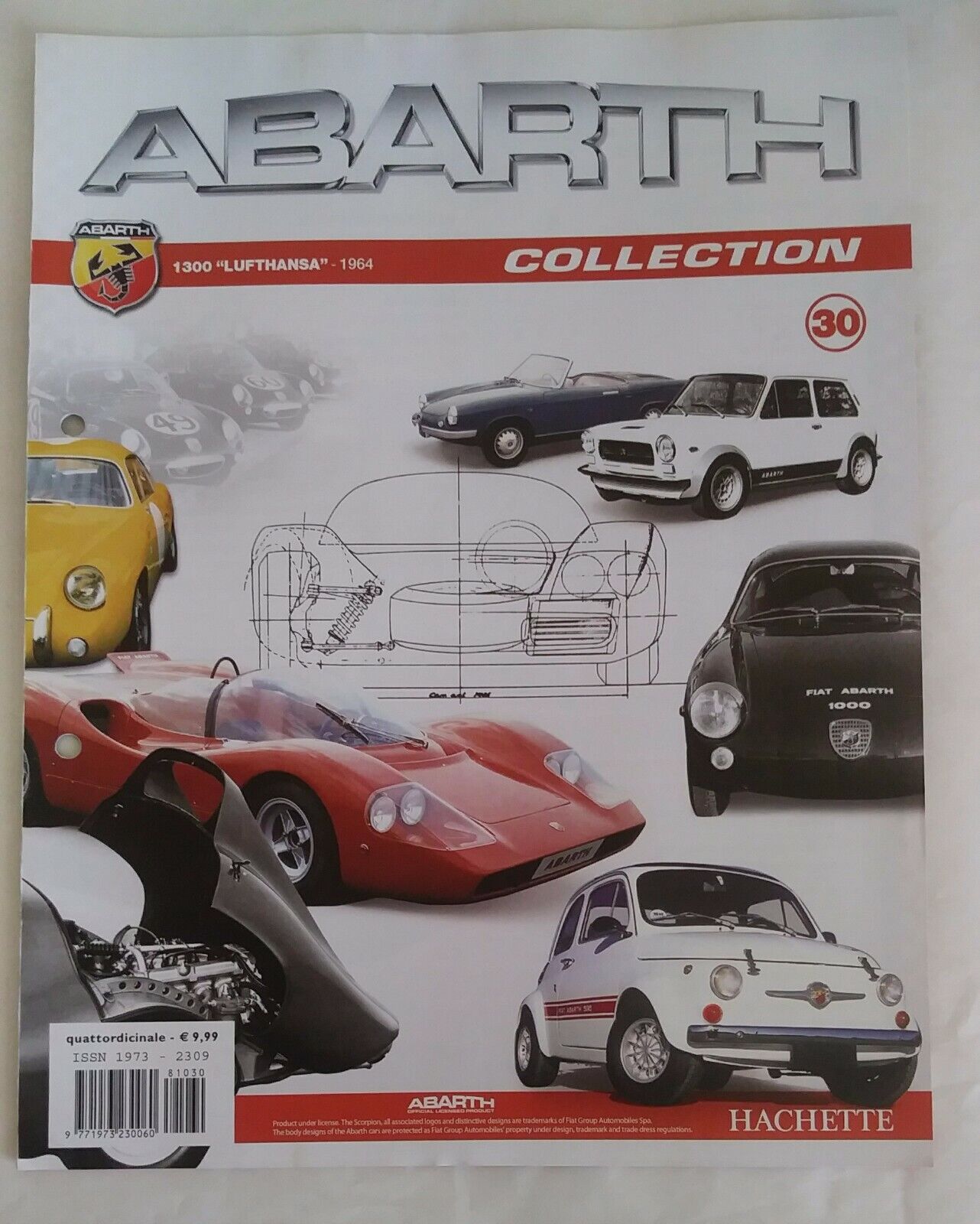 ABARTH COLLECTION FASCICOLI SCEGLI DAL MENU A TENDINA