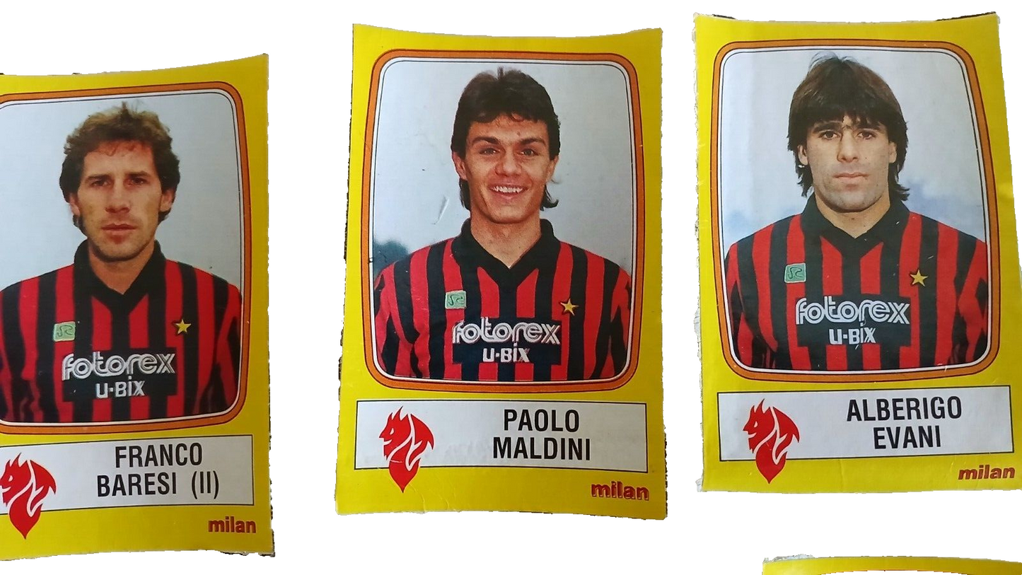 LOTTO 606 FIGURINE CALCIATORI PANINI 1985-86 DA RECUPERO