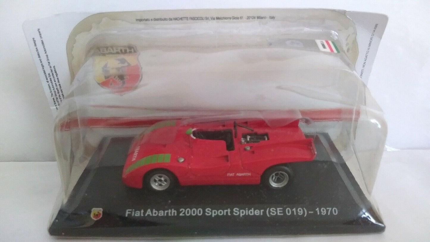 ABARTH COLLECTION 1:43 SCEGLI DAL MENU A TENDINA