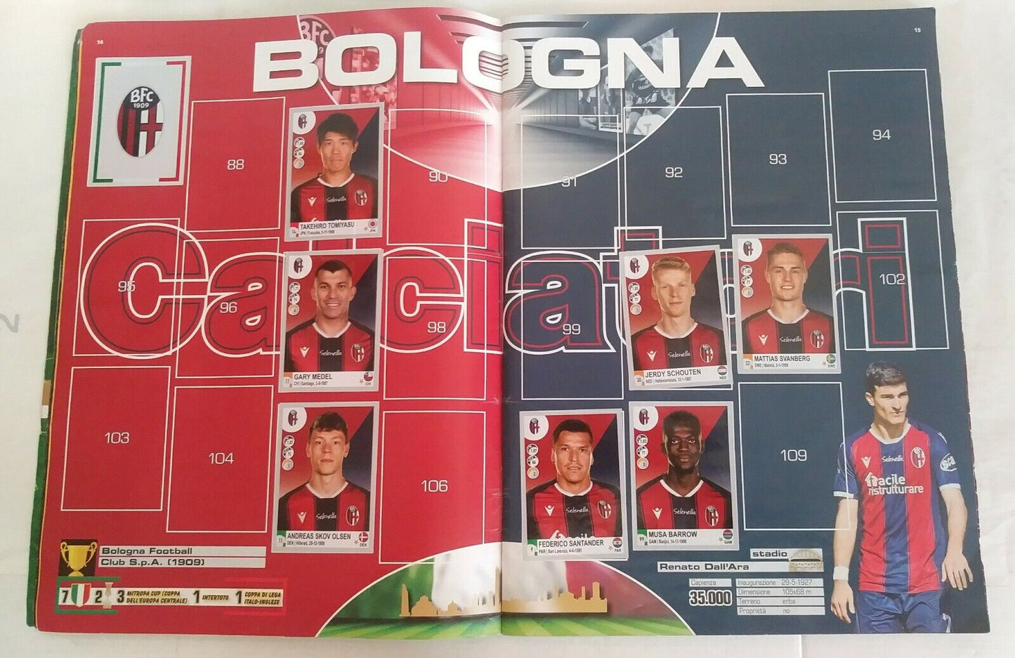 ALBUM CALCIATORI PANINI 2020-21 DA RECUPERO