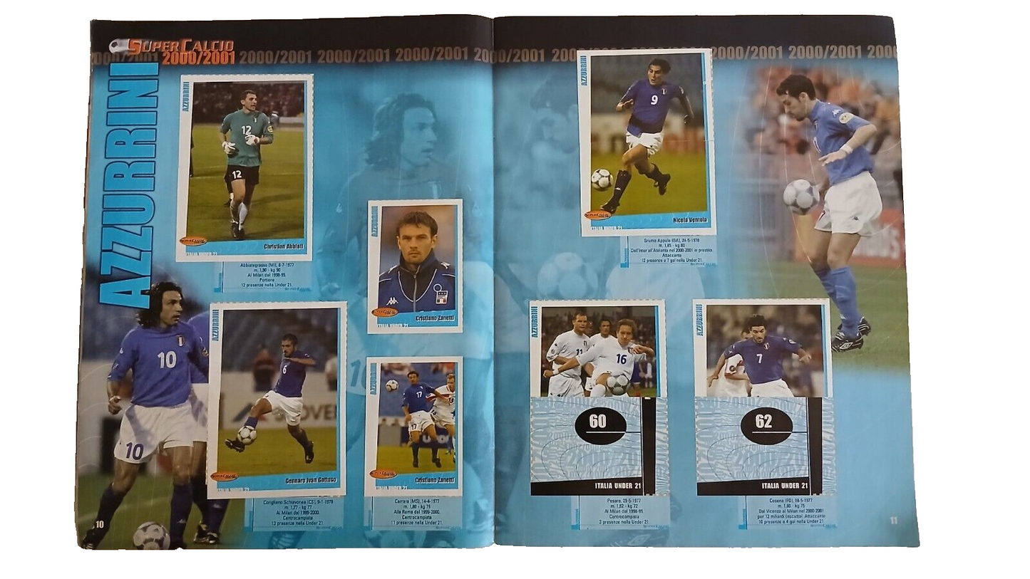 ALBUM SUPERCALCIO PANINI 2000-01