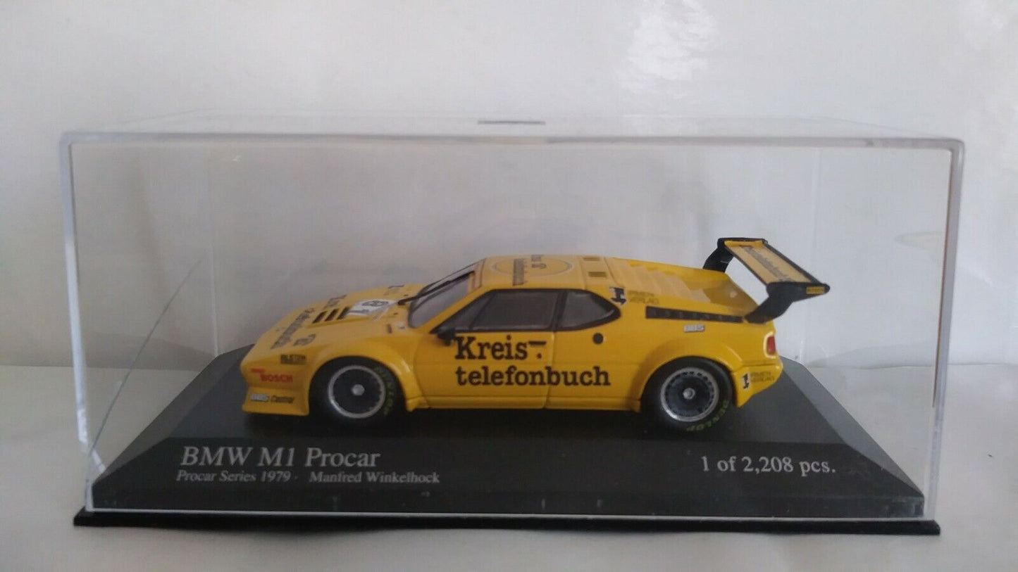 BMW M1 PROCAR MINICHAMPS SCALA 1/43