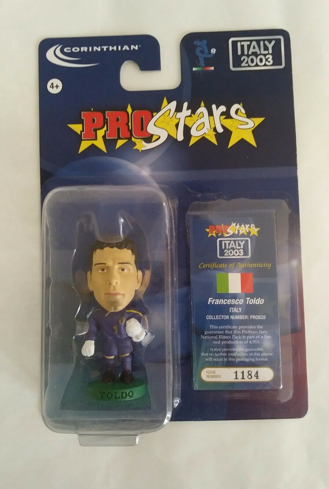 CORINTHIAN PROSTARS-SUPERSTARS SCEGLI LE ACTION FIGURES DAL MENU A TENDINA