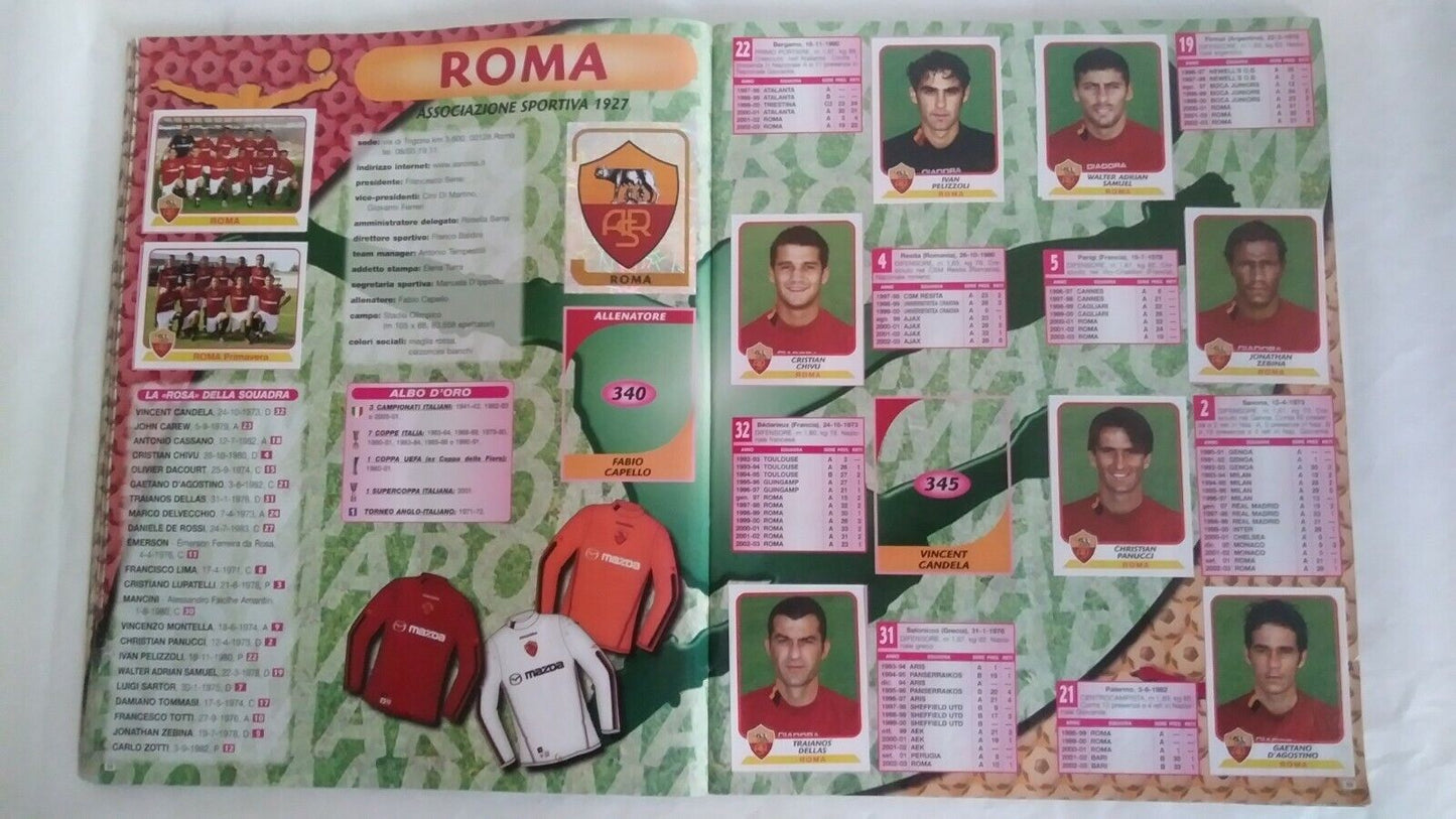 ALBUM CALCIATORI PANINI 2003-2004