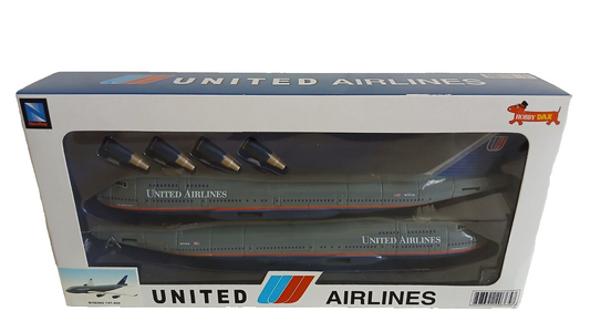 BOEING 747-400 UNITED AIRLINES NEW RAY SCALA 1/200