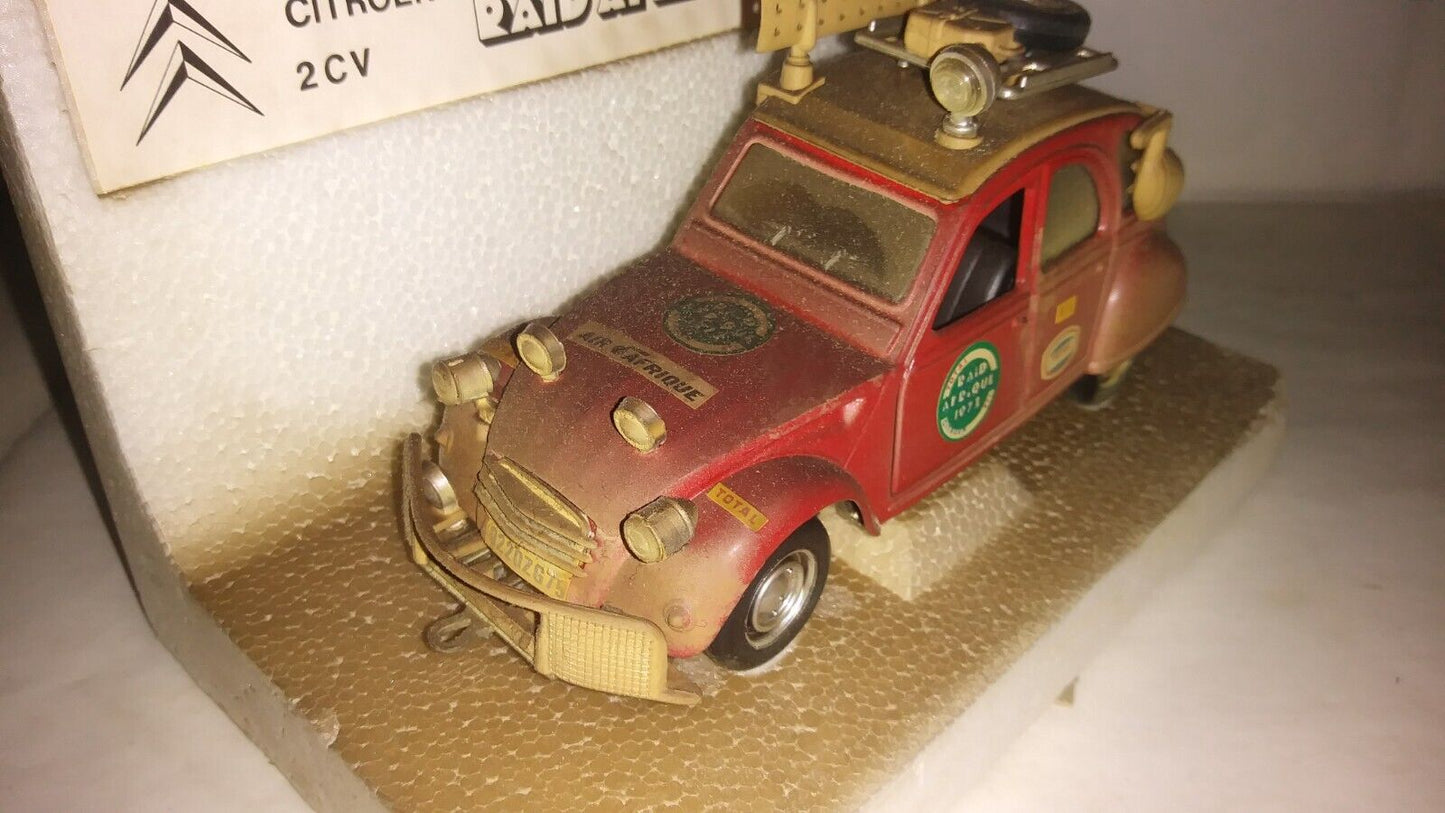 CITROEN 2CV "RAID AFRIQUE" POLISTIL SCALA 1/25