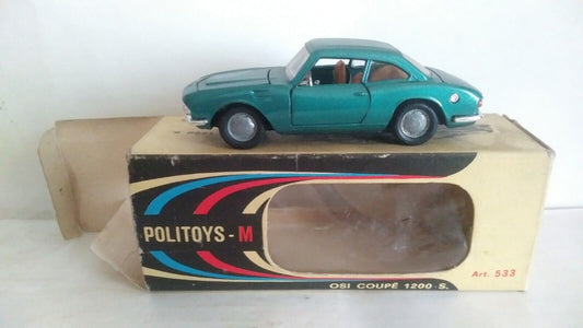 FIAT OSI COUPE' 1200 S POLITOYS-M N 533 SCALA 1/43