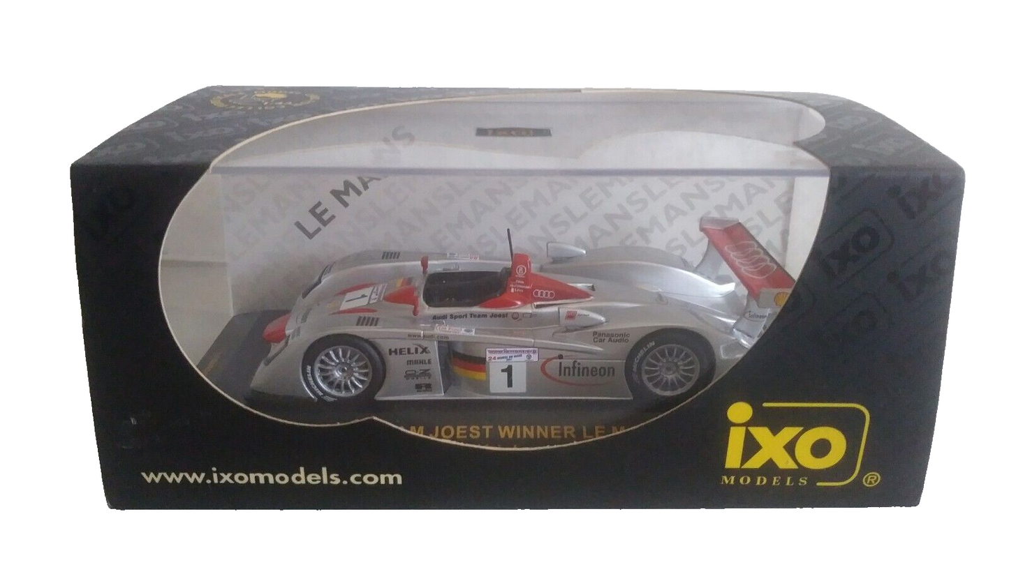 AUDI R8 TEAM JOEST WINNER MANS 2001 IXO SCALA 1/43