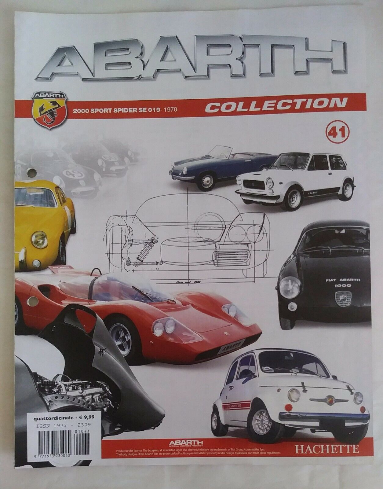 ABARTH COLLECTION FASCICOLI SCEGLI DAL MENU A TENDINA